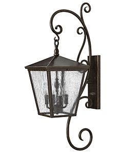 Extra Large Wall Mount Lantern with Scroll