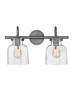 Cylinder Glass Two Light Vanity