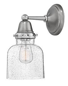 Medium Cylinder Glass Single Light Sconce