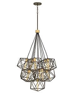 Medium Eleven Light Multi Tier Chandelier