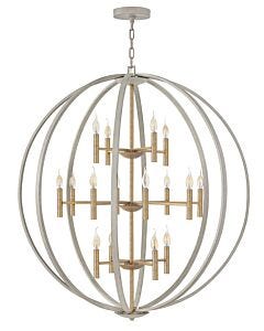 Double XL Three Tier Orb Chandelier