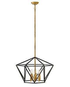 Medium Open Frame Single Tier Chandelier