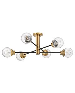 Large Adjustable Semi-flush Mount