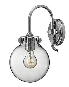 Globe Glass Single Light Sconce