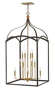 Double XL Three Tier Open Frame Chandelier