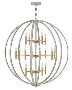 Double XL Three Tier Orb Chandelier