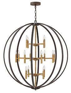 Double XL Three Tier Orb Chandelier