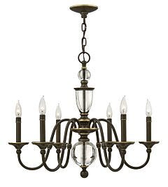 Medium Single Tier Chandelier