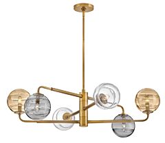 Large Adjustable Single Tier Chandelier