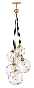 Medium Six Light Multi Tier Chandelier