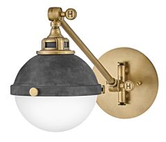 Small Swing Arm Single Light Sconce